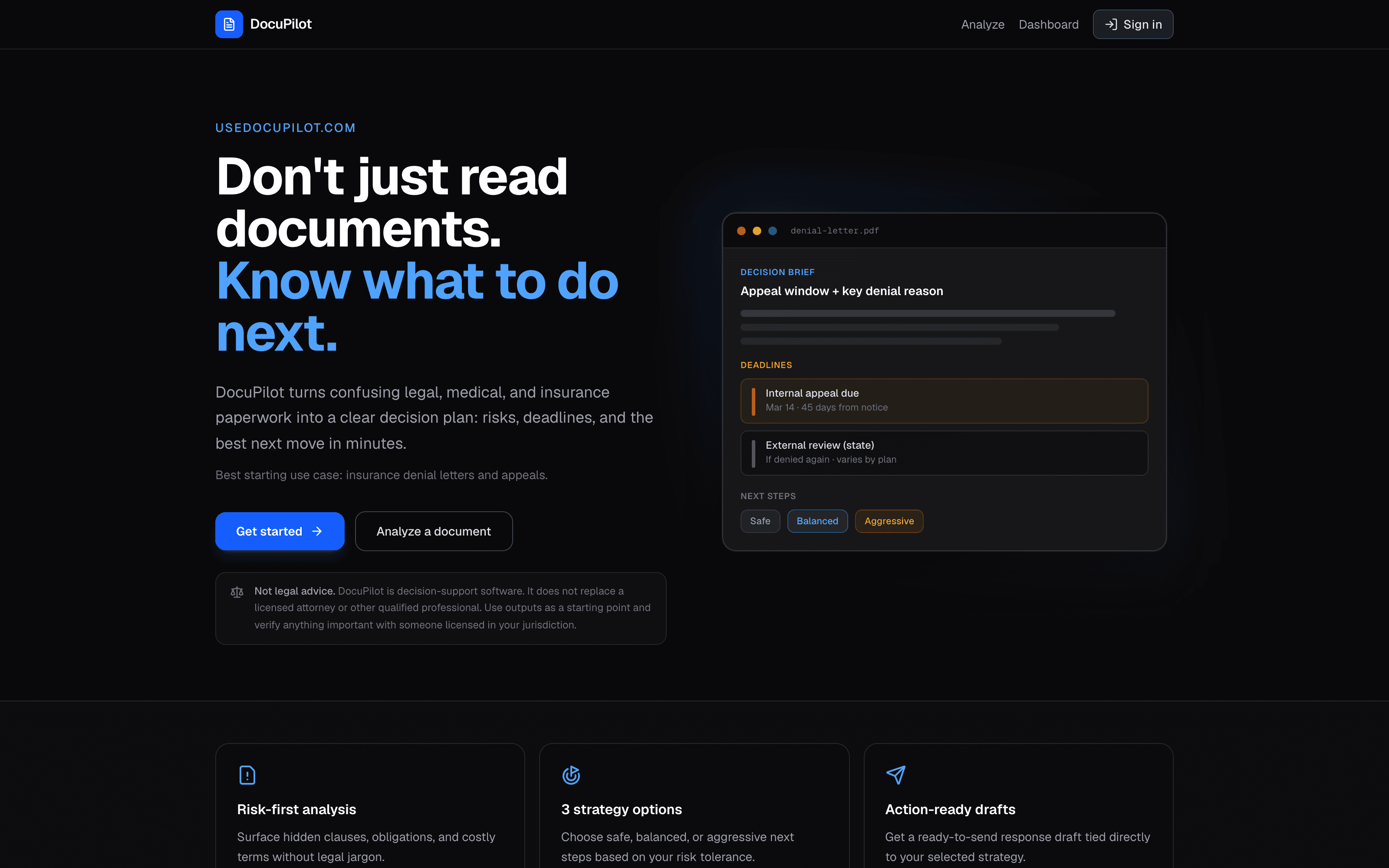 Product screenshot